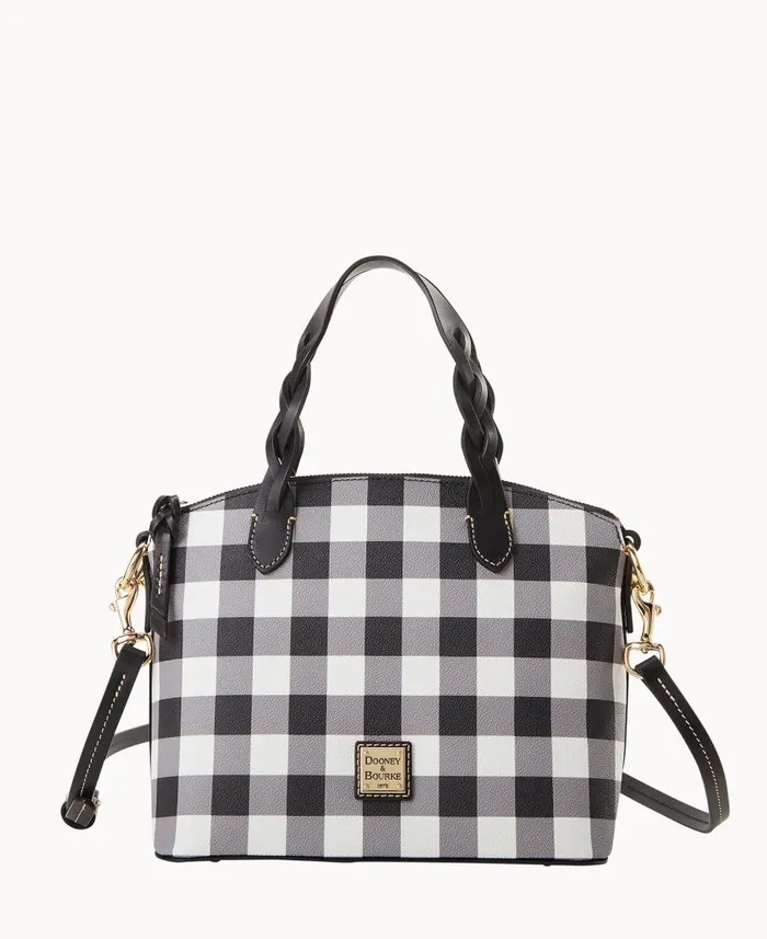 Dooney and Bourke Tucker Small Heidi Satchel Black WomenMen Satchels