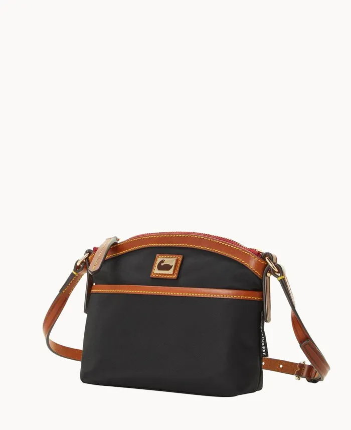 Dooney and Bourke Wayfarer Domed Crossbody Black WomenMen Crossbodies