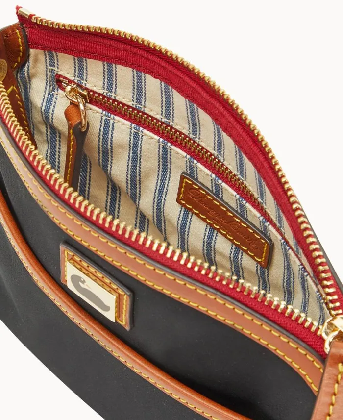 Dooney and Bourke Wayfarer Domed Crossbody Black WomenMen Crossbodies