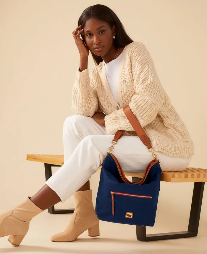 Dooney and Bourke Wayfarer Hobo Black WomenMen Shoulder Bags
