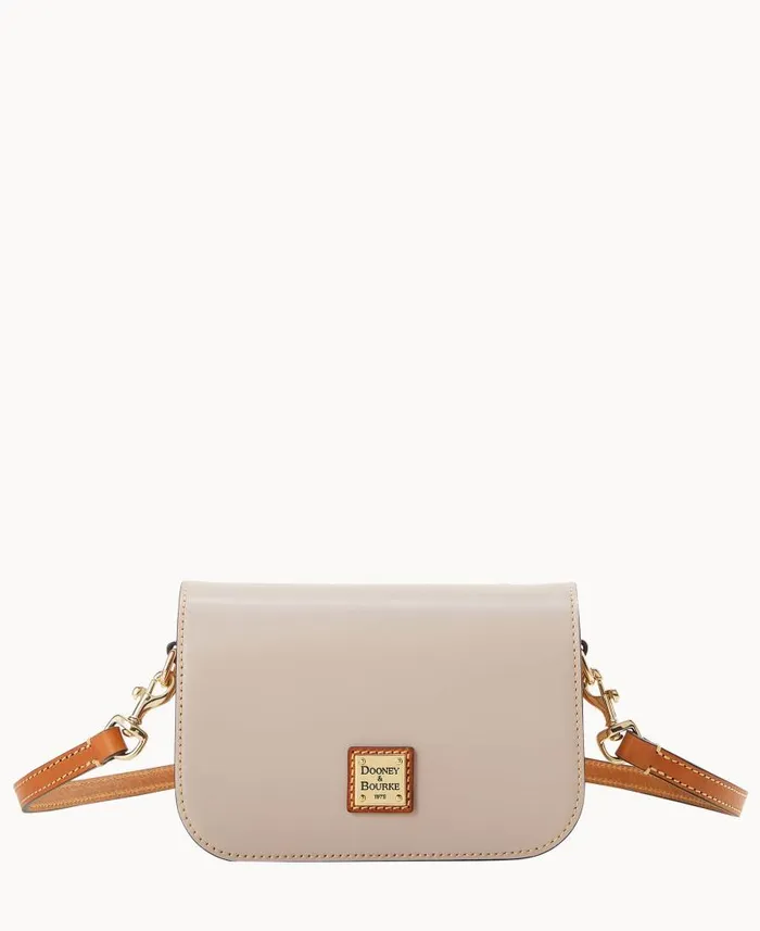 Dooney and Bourke Wexford Leather Kitty Crossbody Oyster WomenMen Crossbodies Dooney and Bourke Wexford Leather Kitty Crossbody Oyster WomenMen Crossbodies