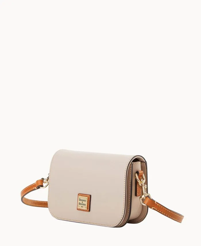 Dooney and Bourke Wexford Leather Kitty Crossbody Oyster WomenMen Crossbodies Dooney and Bourke Wexford Leather Kitty Crossbody Oyster WomenMen Crossbodies