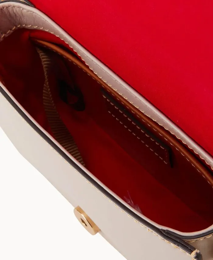 Dooney and Bourke Wexford Leather Kitty Crossbody Oyster WomenMen Crossbodies Dooney and Bourke Wexford Leather Kitty Crossbody Oyster WomenMen Crossbodies