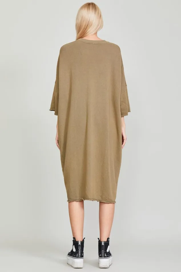 ELONGATED TSHIRT DRESS 8211 KURT CONCERT PRINT Women R13 Dresses and Skirts