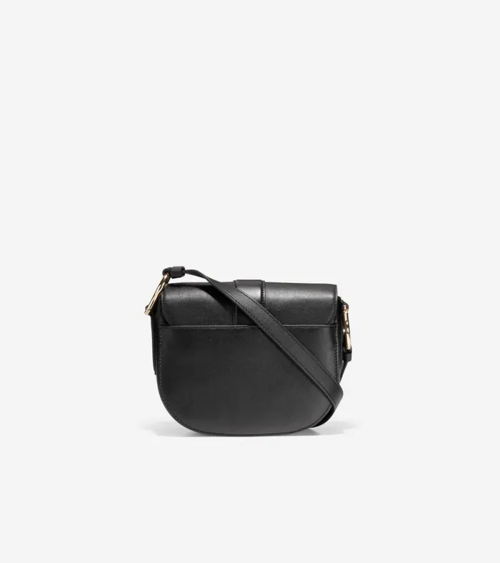 Essential Mini Saddle Bag Black Women Cole Haan Crossbody Bags
