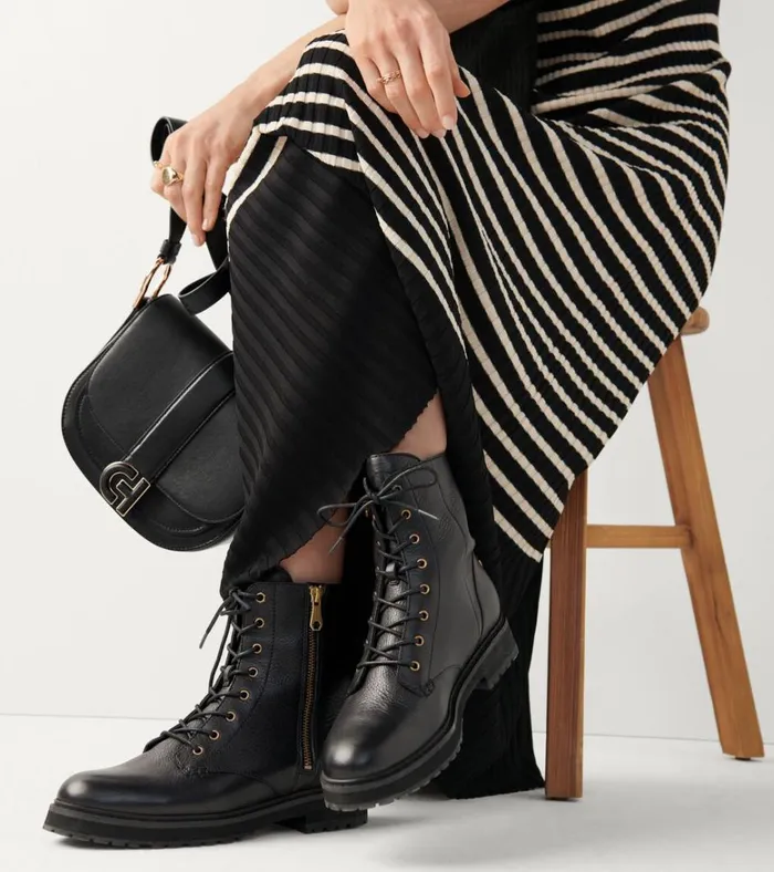 Essential Mini Saddle Bag Black Women Cole Haan Crossbody Bags