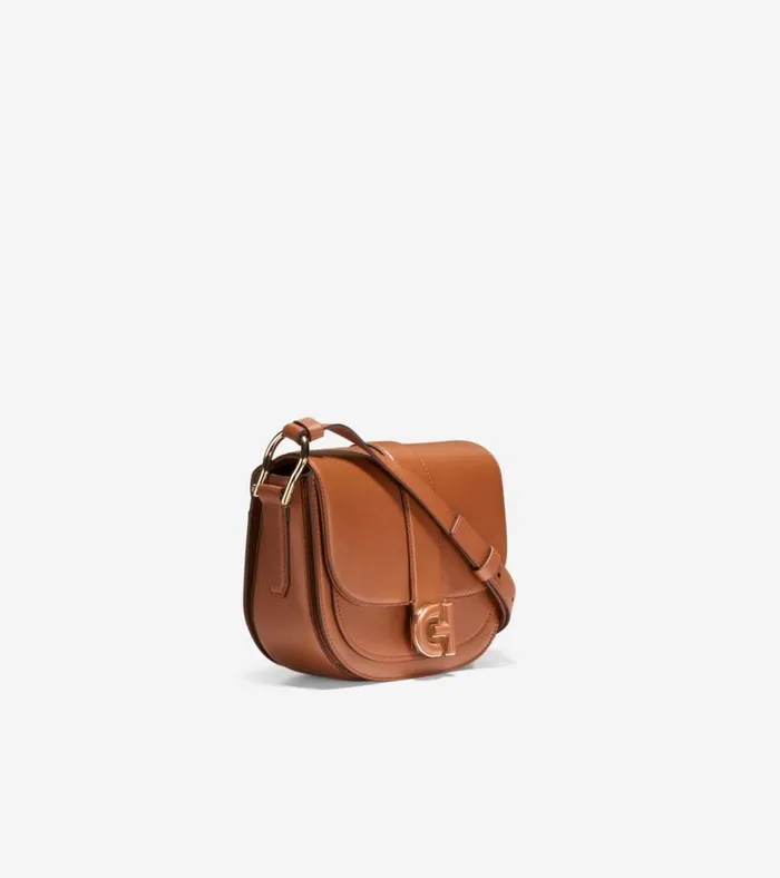 Essential Mini Saddle Bag British Tan Women Cole Haan Crossbody Bags