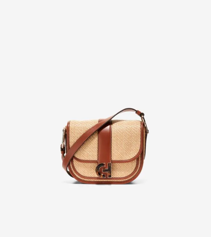 Essential Mini Saddle Tan Women Cole Haan Crossbody Bags