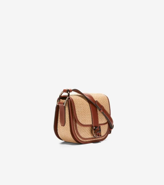 Essential Mini Saddle Tan Women Cole Haan Crossbody Bags