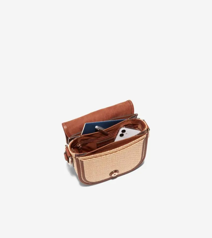 Essential Mini Saddle Tan Women Cole Haan Crossbody Bags
