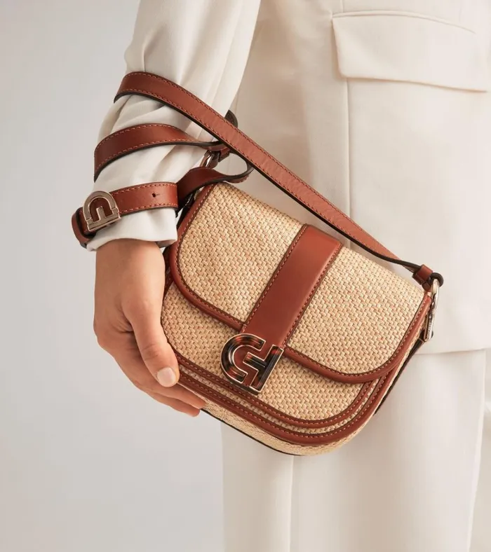 Essential Mini Saddle Tan Women Cole Haan Crossbody Bags
