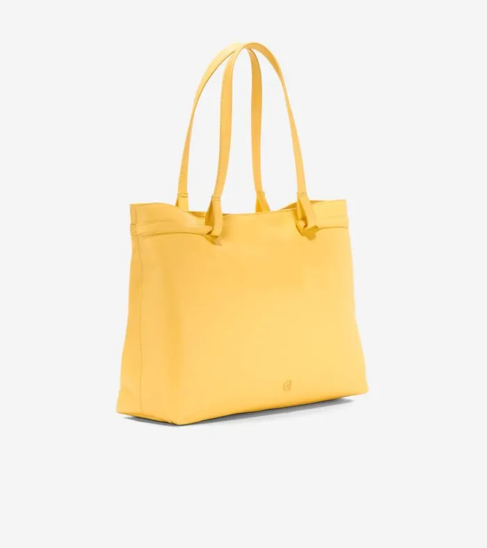 Essential Soft Tote Bag Sunset Gold Women Cole Haan Tote Bags