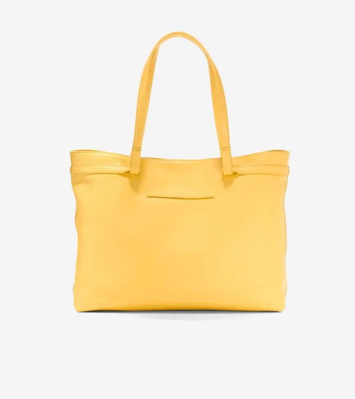 Essential Soft Tote Bag Sunset Gold Women Cole Haan Tote Bags