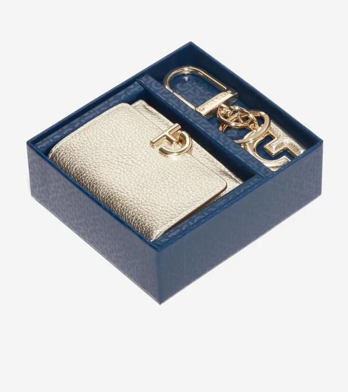 Essential Wallet Gift Set Gold Women Cole Haan Wallets and Wristlets
