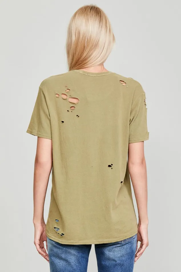 FU BOY T 8211 LIGHT GREEN Women R13 TShirts