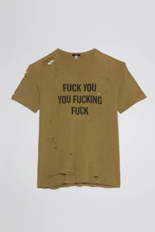 FU BOY T 8211 LIGHT GREEN Women R13 TShirts