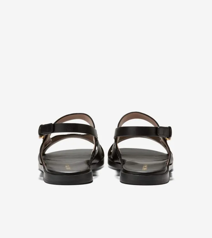 Fawn Sandals Black Leather Women Cole Haan Sandals
