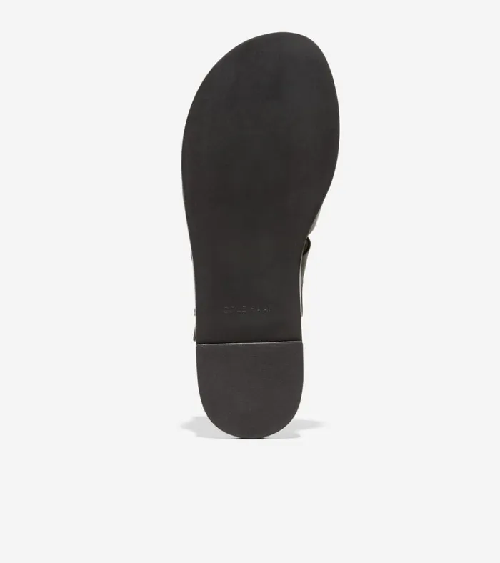 Fawn Sandals Black Leather Women Cole Haan Sandals