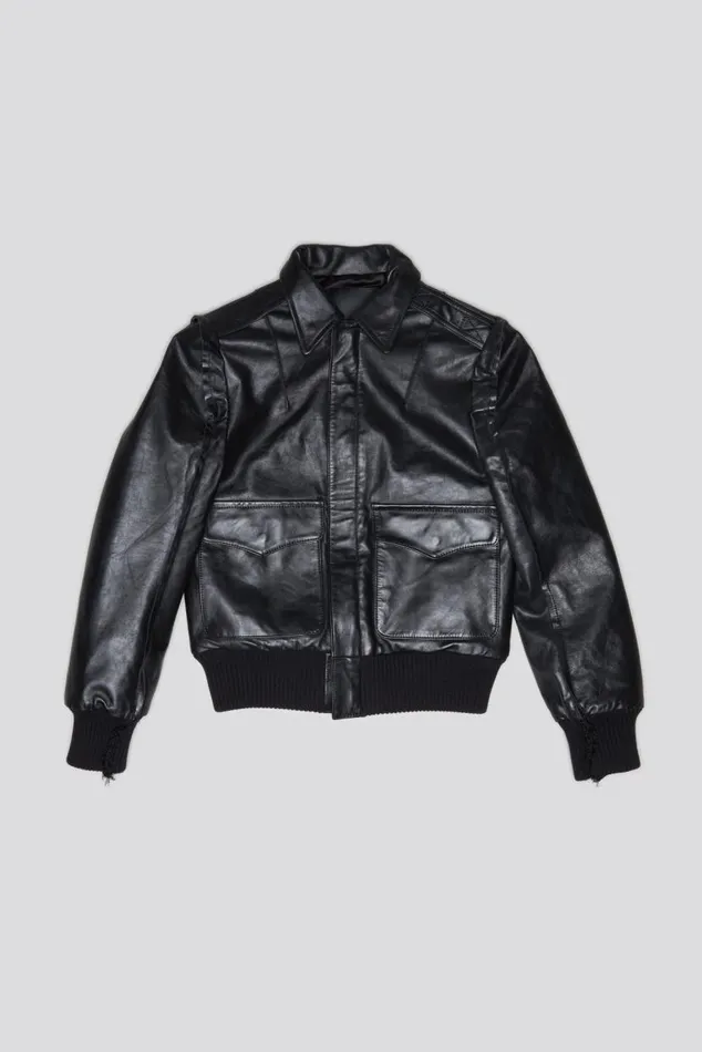 FLAT SLEEVE BOMBER 8211 BLACK Women R13 Jackets and Coats