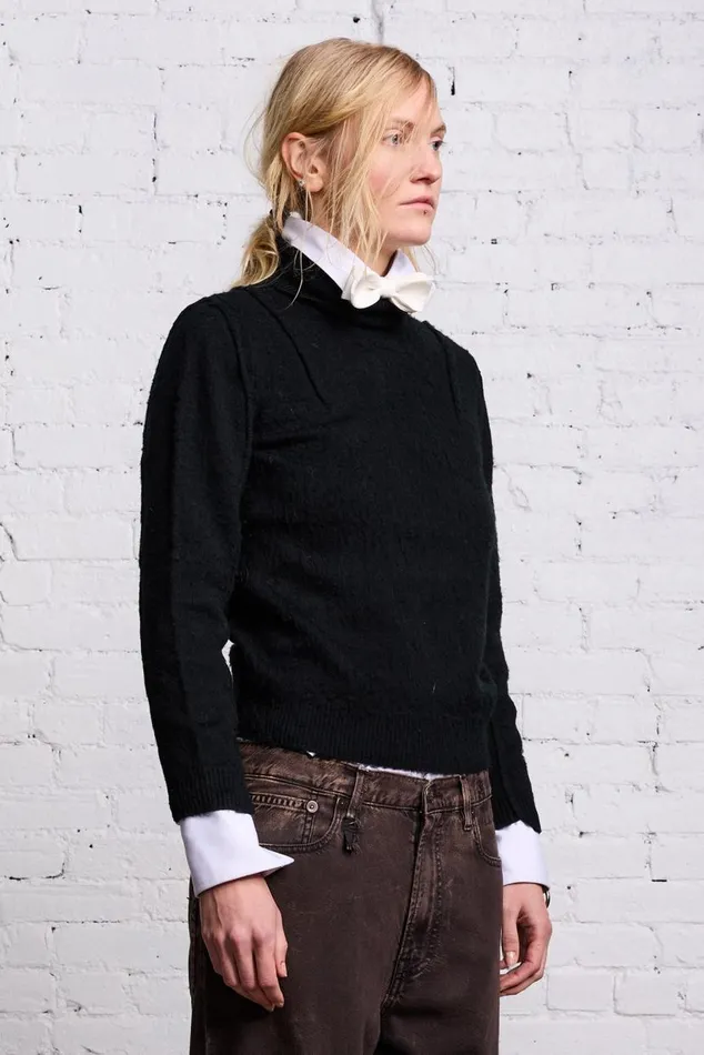 FLAT SLEEVE TURTLENECK SWEATER 8211 BLACK Women R13 Tops