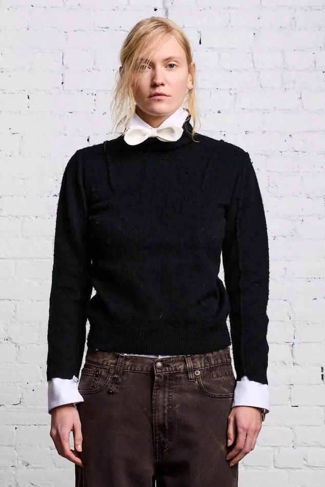 FLAT SLEEVE TURTLENECK SWEATER 8211 BLACK Women R13 Tops