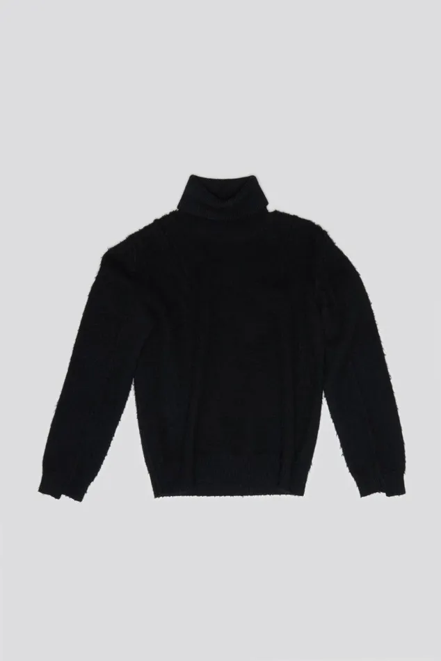 FLAT SLEEVE TURTLENECK SWEATER 8211 BLACK Women R13 Tops