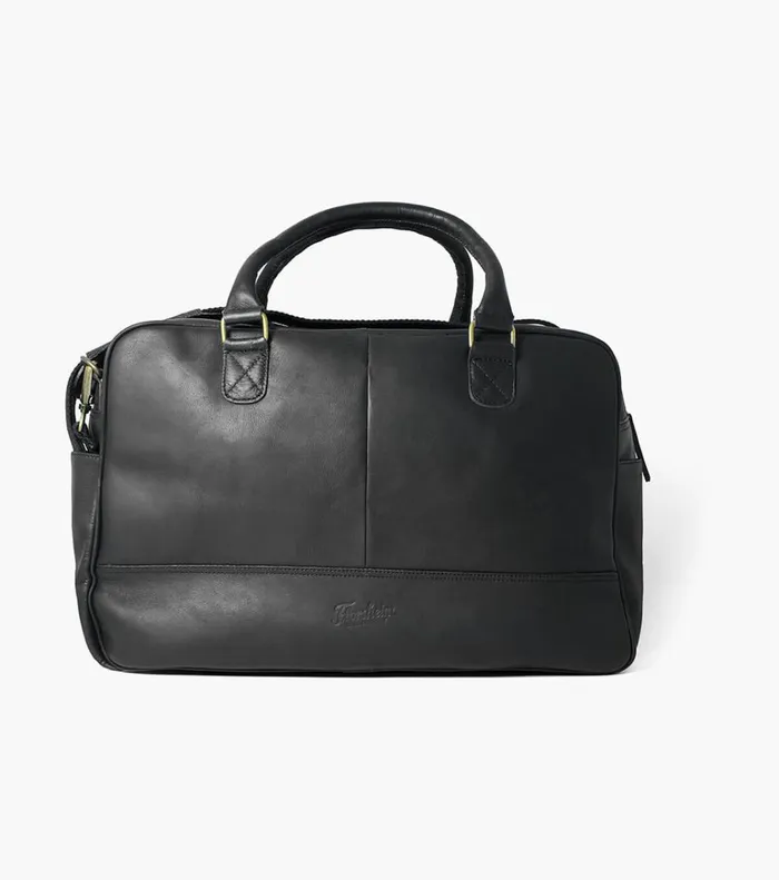 Florsheim Bags Adelmo Leather Duffle Bag Black 8211 Men