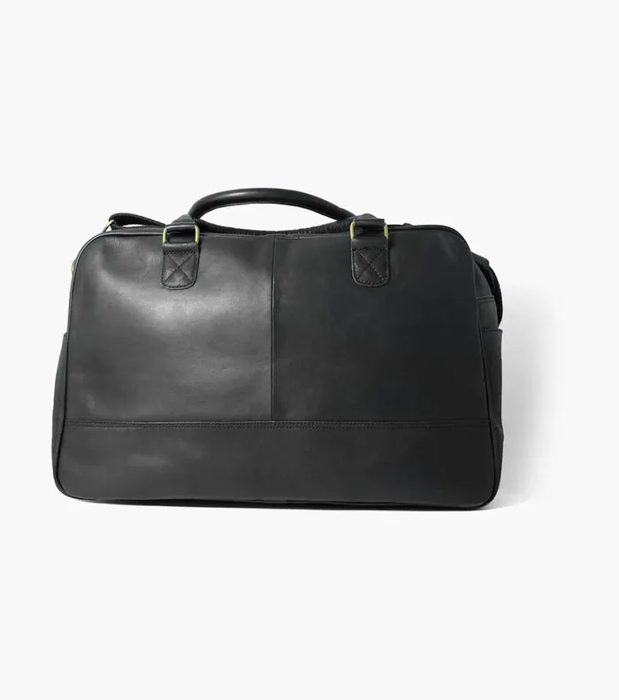 Florsheim Bags Adelmo Leather Duffle Bag Black 8211 Men