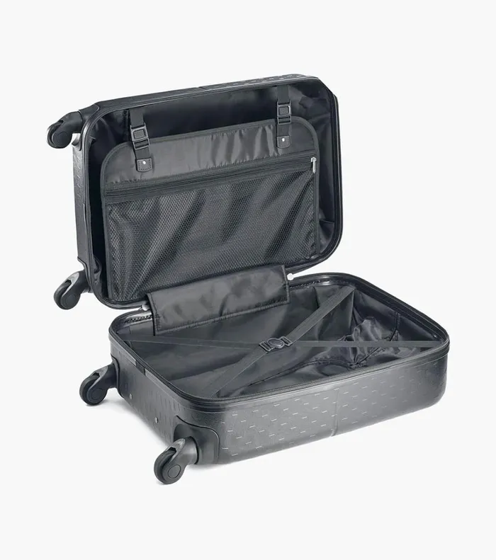 Florsheim Bags Jet Setter Carry On 8211 Black HardShell Wheeled Luggage Misc 8211 Men