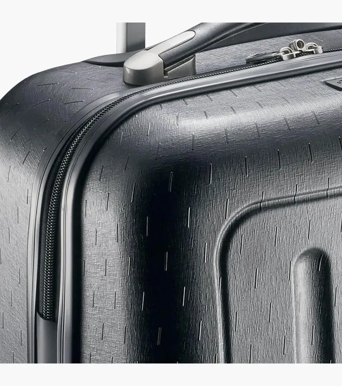 Florsheim Bags Jet Setter Carry On 8211 Black HardShell Wheeled Luggage Misc 8211 Men