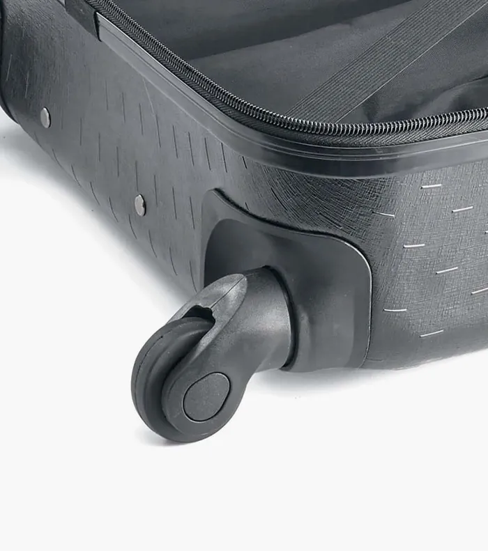 Florsheim Bags Jet Setter Carry On 8211 Black HardShell Wheeled Luggage Misc 8211 Men