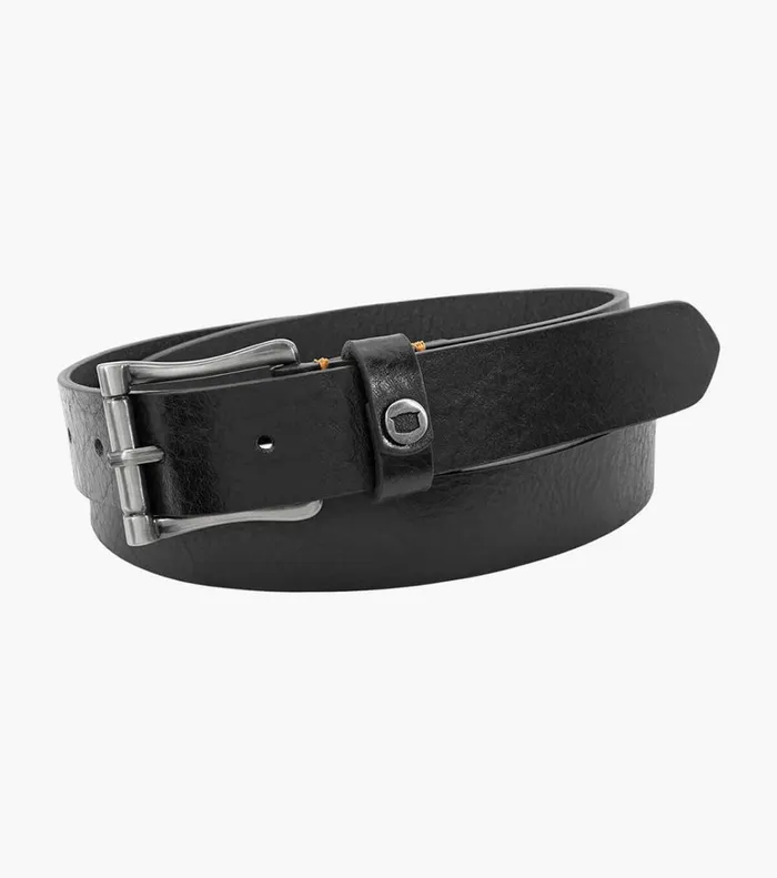 Florsheim Belts and Suspenders Gilmore Saddle Leather Bit Belt Black 8211 Men