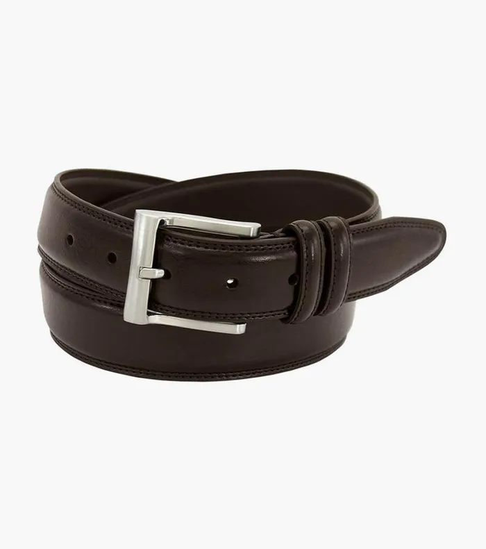 Florsheim Belts and Suspenders Martin Pebble Grain Leather Belt Brown 8211 Men
