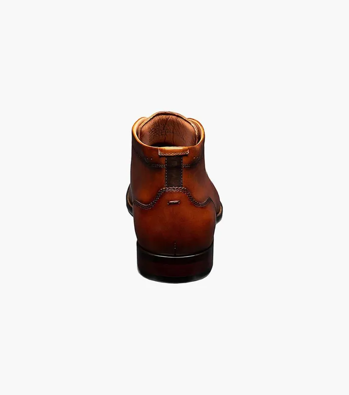 Florsheim Boots Sorrento Plain Toe Chukka Boot Cognac 8211 Men