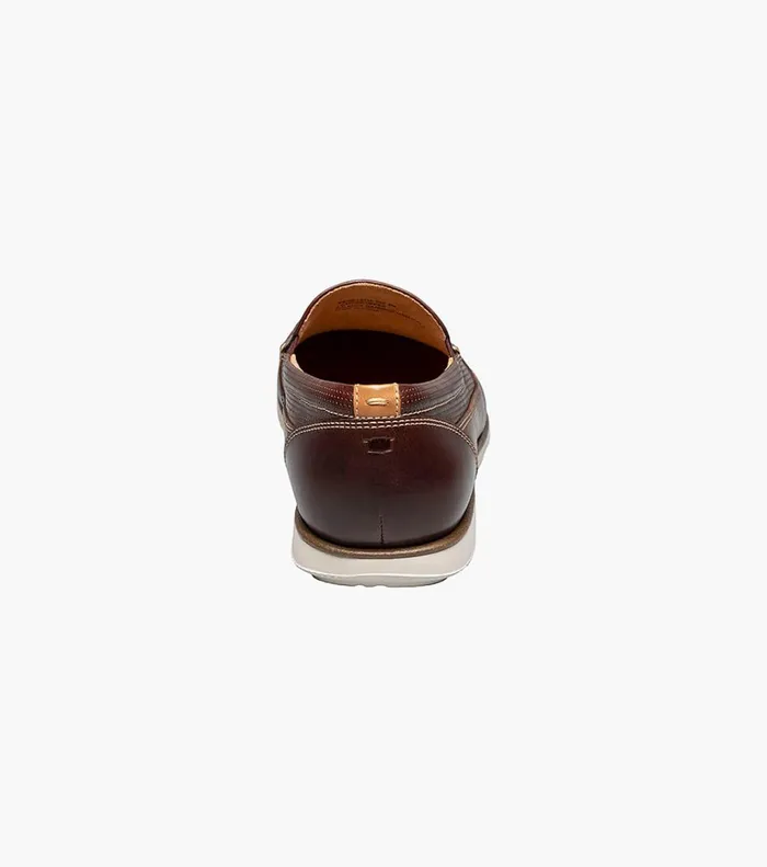 Florsheim Casual Shoes Atlantic Moc Toe Venetian Slip On Chocolate 8211 Men