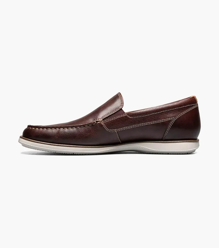 Florsheim Casual Shoes Atlantic Moc Toe Venetian Slip On Chocolate 8211 Men