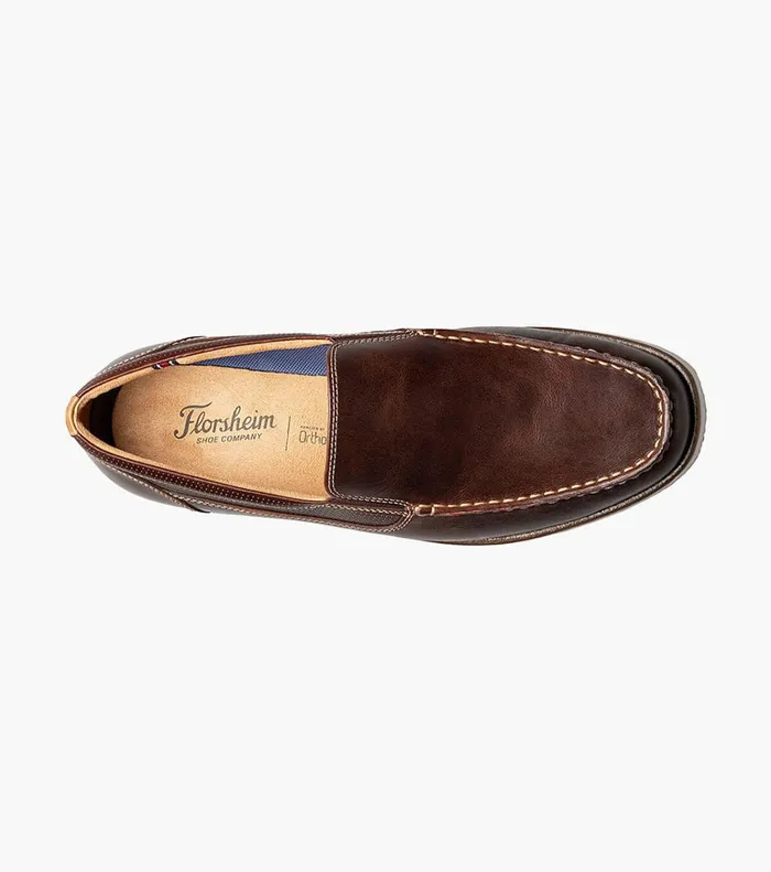 Florsheim Casual Shoes Atlantic Moc Toe Venetian Slip On Chocolate 8211 Men