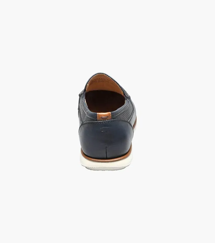 Florsheim Casual Shoes Atlantic Moc Toe Venetian Slip On Navy 8211 Men