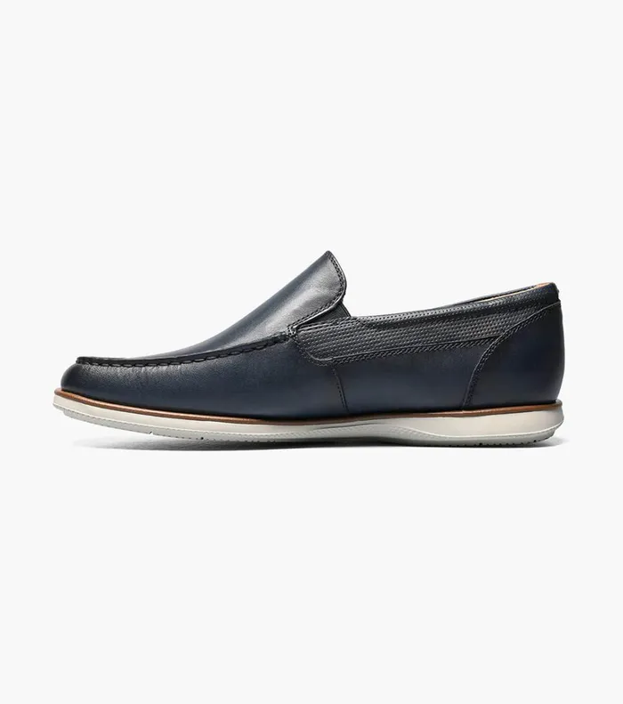 Florsheim Casual Shoes Atlantic Moc Toe Venetian Slip On Navy 8211 Men