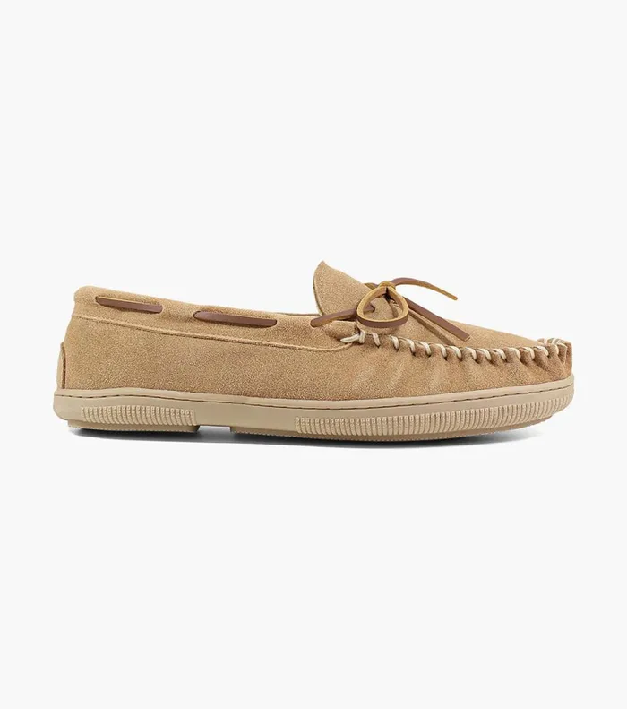 Florsheim Casual Shoes Cozzy Moc Toe Tie Slipper Sand 8211 Men