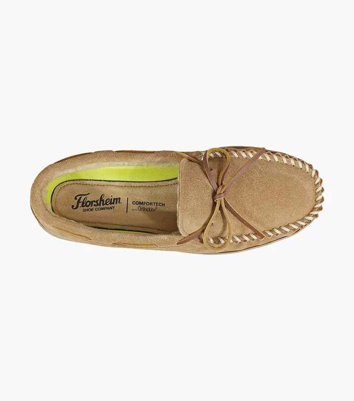 Florsheim Casual Shoes Cozzy Moc Toe Tie Slipper Sand 8211 Men
