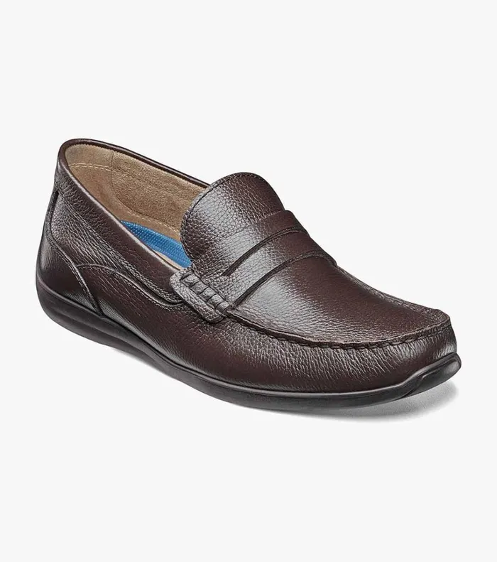Florsheim Casual Shoes Creston Moc Toe Penny Driver Brown Tumbled 8211 Men