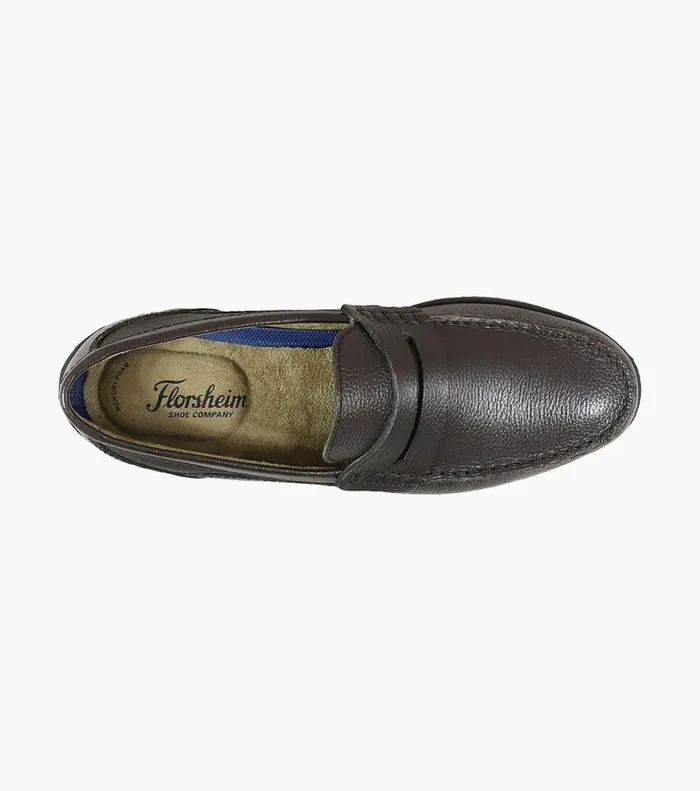 Florsheim Casual Shoes Creston Moc Toe Penny Driver Brown Tumbled 8211 Men