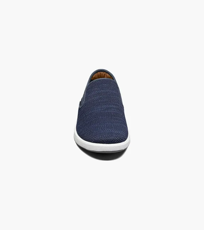 Florsheim Casual Shoes Crossover Knit Plain Toe Slip On Sneaker Navy 8211 Men