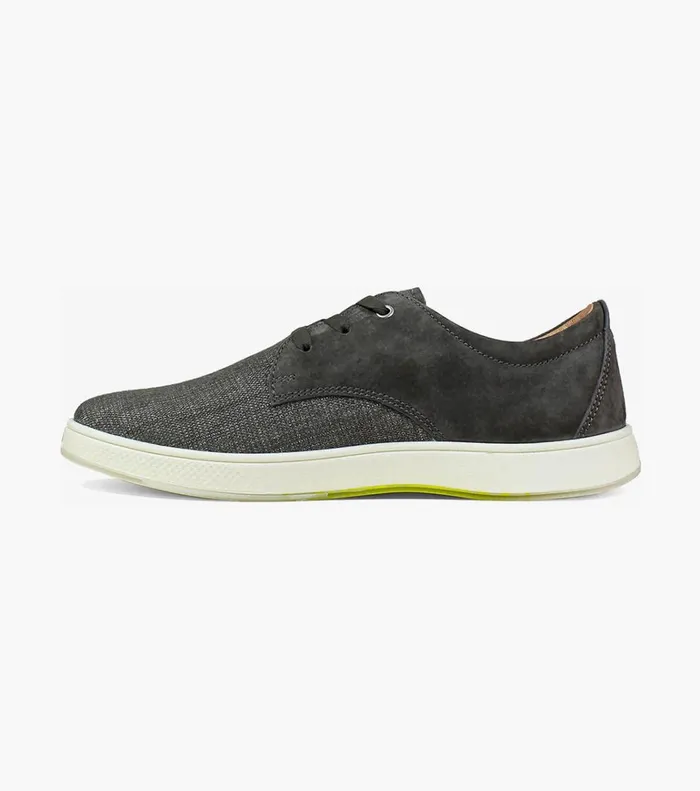 Florsheim Casual Shoes Edge 3 Eye Elastic Lace Oxford Charcoal 8211 Men