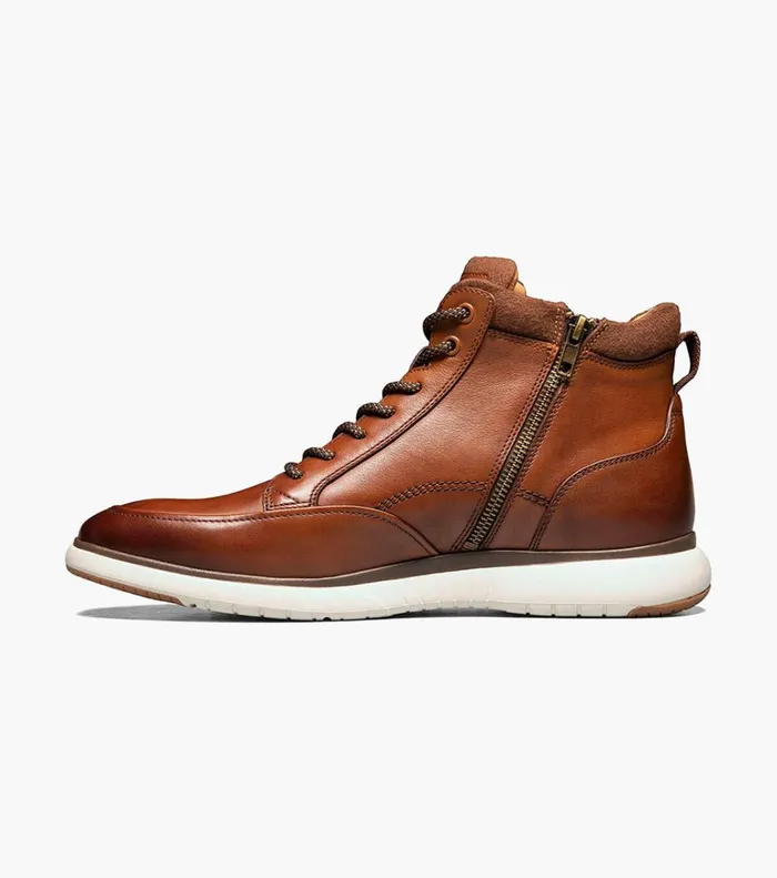 Florsheim Casual Shoes Flair Moc Toe Lace Up Boot Cognac 8211 Men