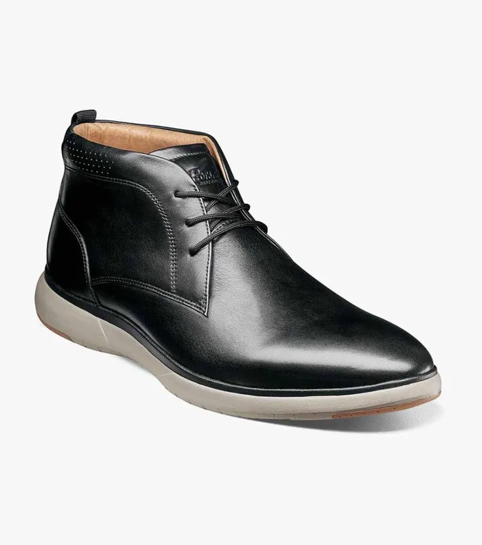 Florsheim Casual Shoes Flair Plain Toe Chukka Boot Black 8211 Men