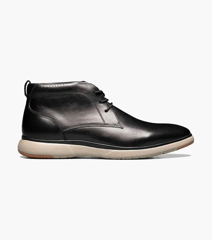 Florsheim Casual Shoes Flair Plain Toe Chukka Boot Black 8211 Men