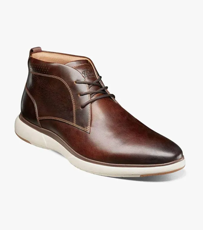 Florsheim Casual Shoes Flair Plain Toe Chukka Boot Brown 8211 Men