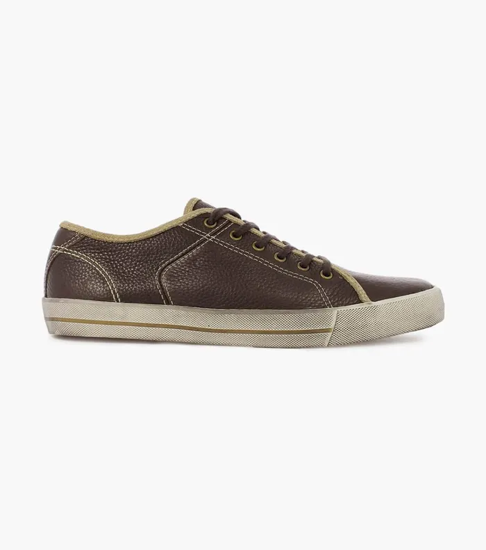 Florsheim Casual Shoes Flash Plain Toe Lace Up Brown Tumbled 8211 Men